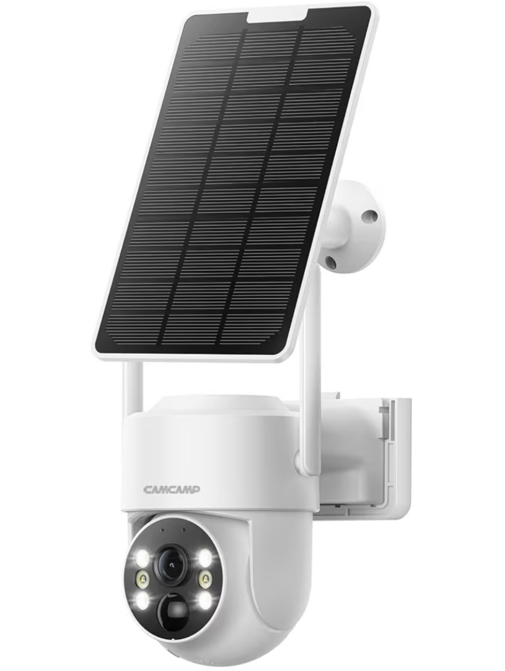 CAMCAMP Solar Outdoor Security Camera - White NEW